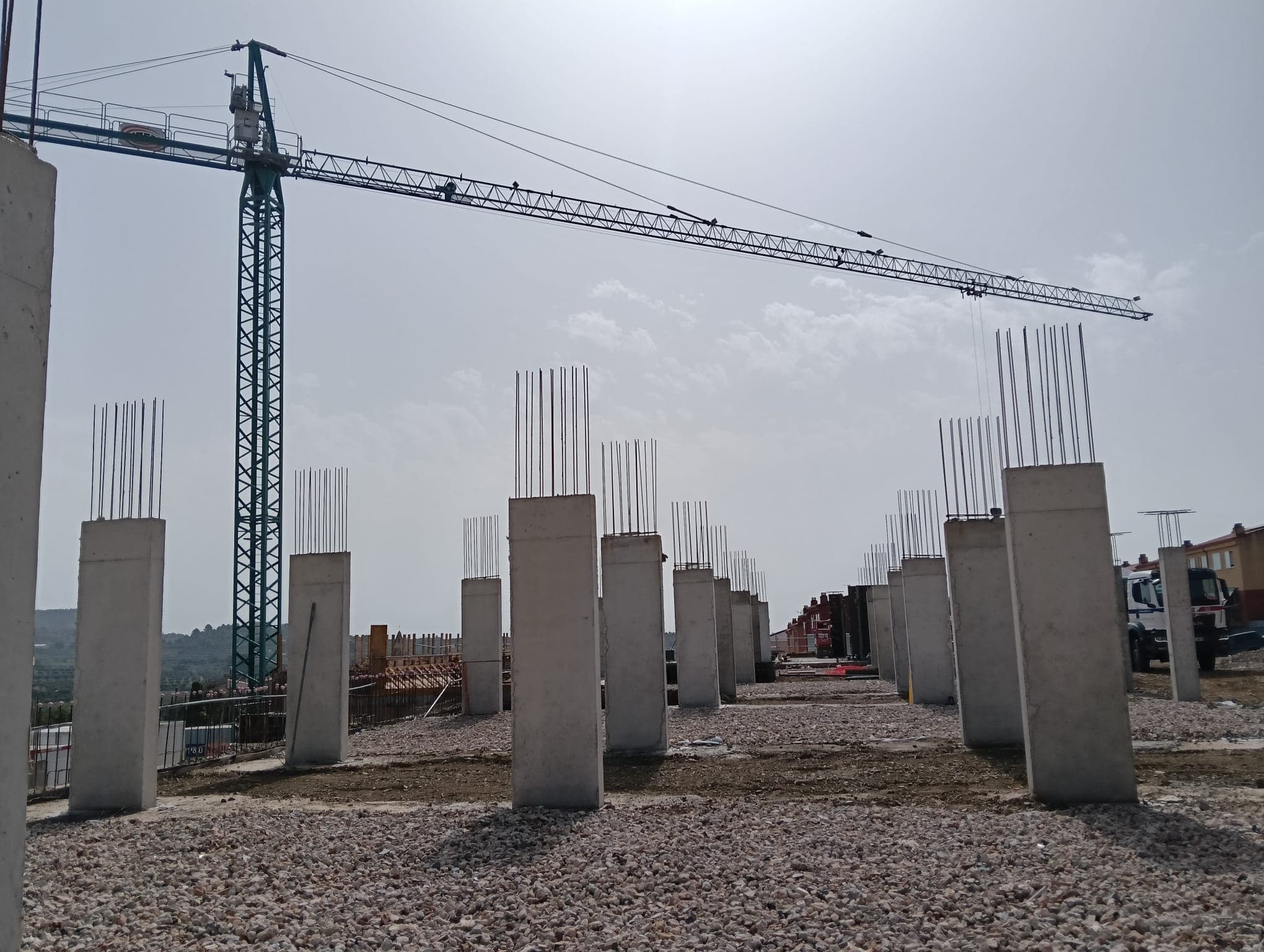 Equipo de RLS trabajando en una obra de construcción